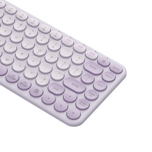 Клавіатура бездротова Baseus K01A Wireless Tri-Mode Keyboard 2.4G/BT1+BT2 Фіолетовий