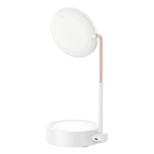 Макіяжне косметичне дзеркало з підсвічуванням Baseus Smart Beauty Series Lighted Makeup Mirror with Storage Box з ящиком для зберігання Білий