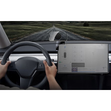 Автотримач для телефону магнітний Baseus MaxView Magnetic Car Mount for In-Vehicle Infotainment Screen на екран в автомобілі Чорний