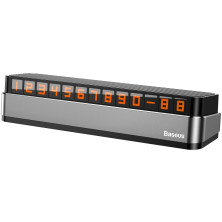 Автовизитка парковочная карта Baseus Moonlight Box Series Temporary Parking Number Plate Черный