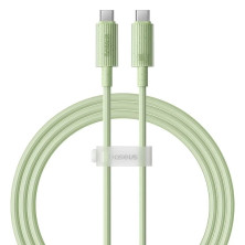Кабель Baseus Habitat Series Fast Charging Data Cable Type-C to Type-C 100W 20V 5A 1m Салатовый