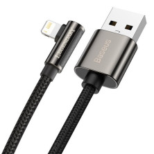Кабель Baseus Legend Series Fast Charging Elbow Cable USB to Lightning 2.4A 1m Чорний