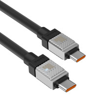 Кабель Baseus CoolPlay Series Fast Charging Data Cable Type-C to Type-C 100W 20V 5A 1m Черный