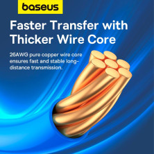 Кабель Baseus High Speed CAT6 RJ45 Gigabit Network Cable Ethernet Плоский 12m Черный