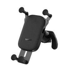Автотримач для телефону Baseus UltraControl Mega Series Folding Screen Phone Car Mount у повітропровід Чорний