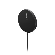 Бездротовий зарядний пристрій Baseus Simple Mini3 Magnetic з функцією MagSafe і Qi 15W Чорний