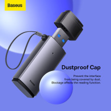 Кардрідер Baseus Lite Card Card Reader USB, SD/TF Cards Сірий