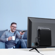 HDMI адаптер Baseus Meteorite Shimmer Wireless Display Adapter видео-адаптер беспроводной Черный