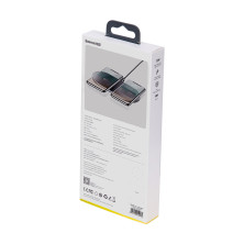 Беспроводное зарядное устройство Baseus Simple 2in1 For Phone+Pods Pro с технологией Qi 15W 2A Черный