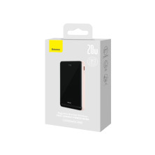 УМБ Baseus Magnetic Bracket 3in1 10000mAh 20W 3A QC3.0+PD3.0 с Беспроводной зарядкой Qi 15W Розовый