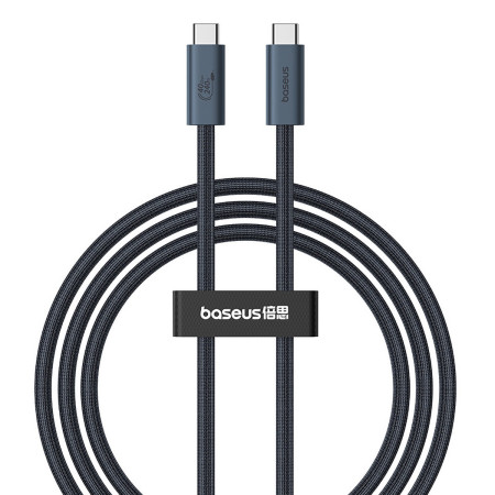 Кабель Baseus Flash 2 USB4 Series Fast Charging Data Cable Type-C to Type-C 240W 8K@60Hz 40Gbps 1m Черный