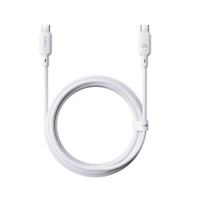 Кабель Baseus Silky Series Fast Charging Data Cable Type-C to Type-C 100W 20V 5A 2m Белый