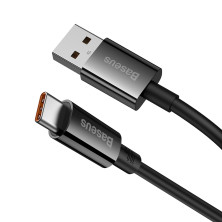 Кабель Baseus Superior Series Fast Charging Data Cable USB to Type-C 100W 20V 5A 1m Чорний