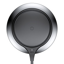 Беспроводное зарядное устройство Baseus Metal Wireless Charger с технологией Qi 10W Черный