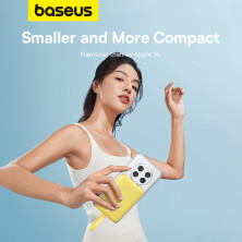 УМБ Baseus Magnetic Mini Wireless Fast Charge 10000mAh 30W 3A QC3.0+PD3.0 з функцією MagSafe та Qi 15W і Type-C 30W кабелем Жовтий