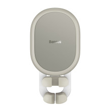 Автодержатель для телефона Baseus Stable Gravitational Car Mount Air Outlet в воздуховод Белый