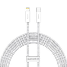 Кабель Baseus Dynamic Series Fast Charging Data Cable Type-C to Lightning PD 20W 2m Білий