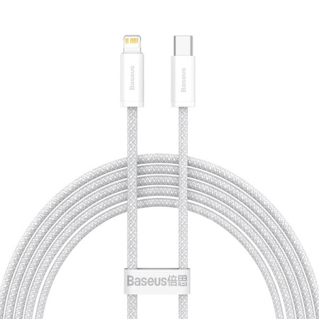 Кабель Baseus Dynamic Series Fast Charging Data Cable Type-C to Lightning PD 20W 2m Білий