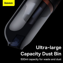 Автомобильный пылесос Baseus A7 Car Vacuum Cleaner 90 Вт 6000 Па Черный