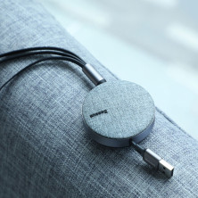 Кабель Baseus Fabric Flexible 3-in-1 Fast Charging Data Cable USB to Lightning+Type-C+MicroUSB 3.5А 1.2m Черный