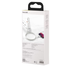 Кабель Baseus High Density Braided Fast Charging Data Cable Type-C to Lightning PD 20W 2m Белый