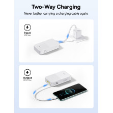 УМБ Baseus EnerFill FC51 Bipow2 Pro 20000mAh 22.5W 2.4A з технологією QC3.0+PD3.0 та Type-C кабелем 22.5W Білий