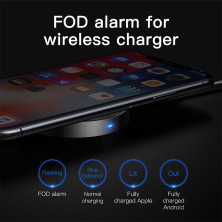 Кабель Baseus iP Cable Wireless Charger Cable USB to Lightning 2A 1.2m с Беспроводной зарядкой 5W Черный