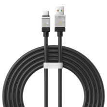 Кабель Baseus CoolPlay Series Fast Charging Data Cable USB to Type-C 100W 20V 5A 2m Чорний