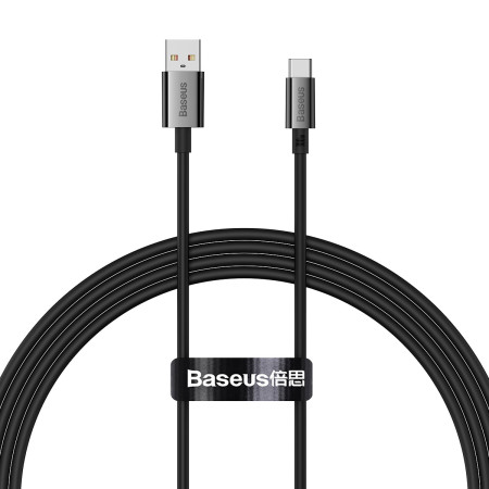 Кабель Baseus Superior Series Fast Charging Data Cable USB to Type-C 100W 20V 5A 1.5m Черный