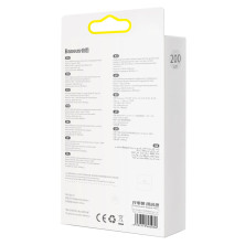 Кабель Baseus Dynamic Series Fast Charging Data Cable Type-C to Type-C 100W 20V 5A 2m Білий