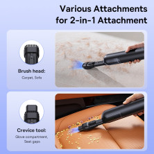 Аккумуляторный пылесос Baseus A0 Pro Car Vacuum Cleaner 30 Вт 4000 Па Черный