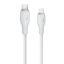 Кабель Baseus Pudding Series Fast Charging Data Cable Type-C to Lightning PD 20W 1m Белый