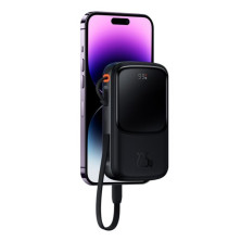 УМБ Baseus Q Pow Pro 20000mAh 22.5W 5A з технологією QC3.0+PD3.0 та Type-C кабелем 22.5W Чорний