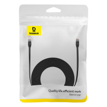 Кабель Baseus High Speed CAT6 RJ45 Gigabit Network Cable Ethernet Плоский 12m Черный