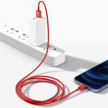 Кабель Baseus Superior Series Fast Charging Data Cable USB to Lightning 2.4A 2m Красный