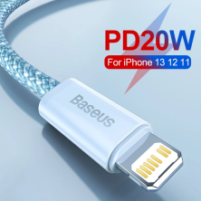 Кабель Baseus Dynamic Series Fast Charging Data Cable Type-C to Lightning PD 20W 2m Синій