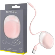 Кабель Baseus Lets Go Little Reunion One-Way Stretchable Cable USB to Type-C 2A 1m Розовый