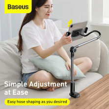 Держатель для телефона и планшета Baseus Otaku Life Rotary Adjustment Lazy Holder Серый