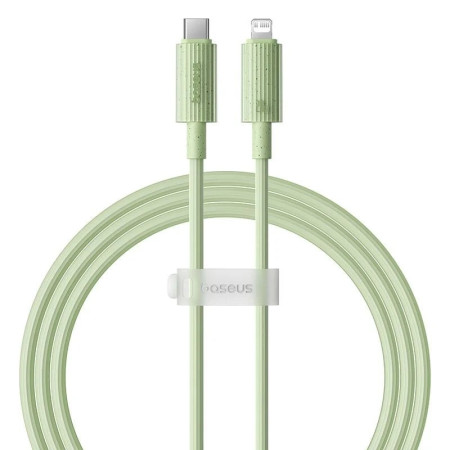 Кабель Baseus Habitat Series Fast Charging Data Cable Type-C to Lightning PD 20W 1m Салатовый