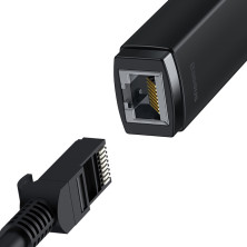 USB Переходник Baseus Lite Series Ethernet 100 Mbps Type-A to RJ45 Черный