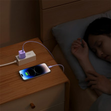 Мережевий зарядний пристрій Baseus GaN5 Fast Charger 1C PD3.0 20W Type-C 3A Фіолетовий