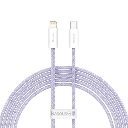 Кабель Baseus Dynamic 2 Series Fast Charging Data Cable Type-C to Lightning PD 20W 2m Фиолетовый