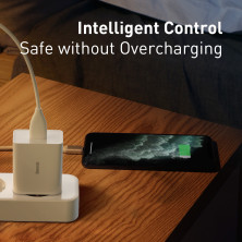 Сетевое зарядное устройство Baseus Speed Mini QC Single U QC3.0 18W USB 3A Белый