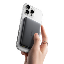 УМБ Baseus PicoGo AM41 Ultra-Slim Qi2 Magnetic 10000mAh 27W QC3.0+PD3.0 с функцией MagSafe и Qi2 15W Черный