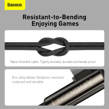 Кабель Baseus Legend Series Elbow Fast Charging Data Cable Type-C to Lightning PD 20W 1m Черный