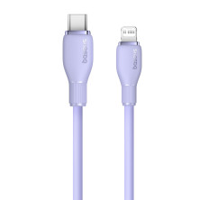 Кабель Baseus Pudding Series Fast Charging Data Cable Type-C to Lightning PD 20W 2m Фиолетовый