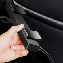 Автомобільний органайзер Baseus Large Garbage Bag for Back Seat контейнер для сміття на спинку сидіння Чорний