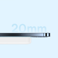 УМБ Baseus Magnetic Mini Wireless Fast Charge 2in1 10000mAh 20W 2.4A QC3.0+PD3.0 с Беспроводной зарядкой Qi 15W Белый