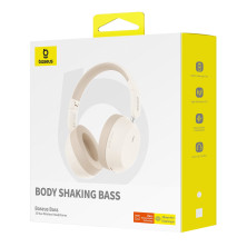 Беспроводные Bluetooth наушники Baseus Bass 35 Max Wireless Headphone Белый
