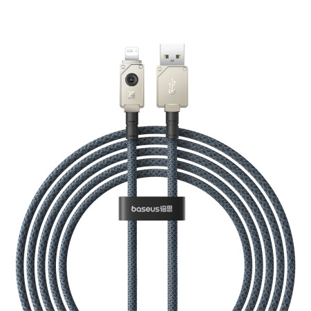 Кабель Baseus Unbreakable Series Fast Charging Data Cable USB to Lightning 2.4A 2m Серый